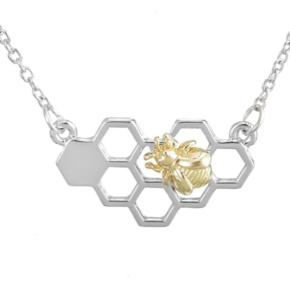 M Jatoria Jewelry - NIB M Jatoria honeycomb bee necklace